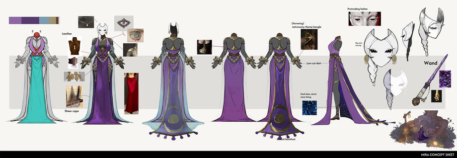 Enchantress Concept Sheet